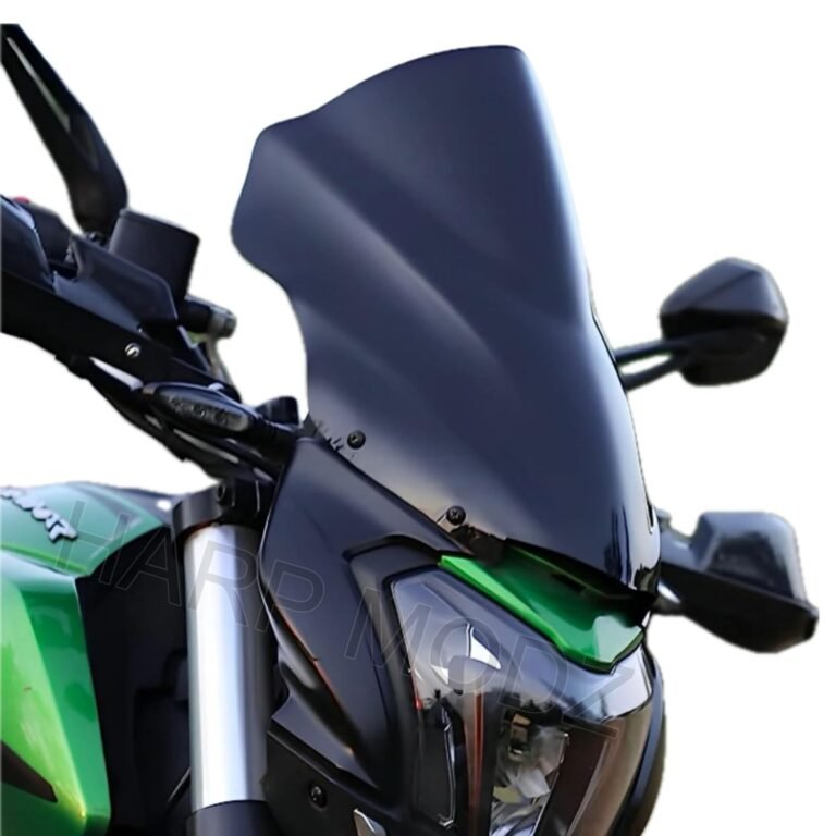 Bajaj Dominar Touring Tall Visor Windshield Wind Deflector Black