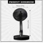 Bike Rear View Mirror Set | Universal Fit for Roya'l Enfi-eld Motorcycles Left & Right | Manual Adjustable Side Mirrors for Clear Visibility & Safe Riding