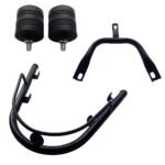 Burgman Street 125 Crash Guard with FIX FOOTREST and Frame Slider LAGGUARD Front and Rear Crash Guard Suitable for Suzuki Burgman Street 125 BS4, BS6 Scooter (Set of 1)