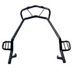 Burgman Street 125 Crash Guard with FIX FOOTREST and Frame Slider LAGGUARD Front and Rear Crash Guard Suitable for Suzuki Burgman Street 125 BS4, BS6 Scooter (Set of 1)