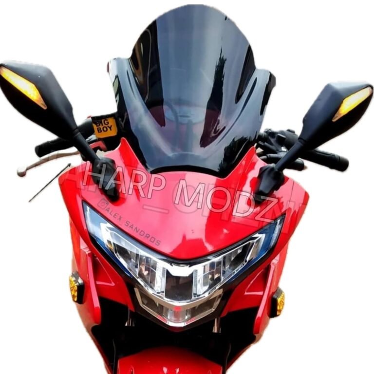 CBR 250 DB Visor Windshield Wind Deflector Smoke Black