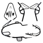 CHETAK 3201, 3202 CRASH GUARD WITH FRAME SLIDER LAGGUARD FRONT AND REAR CRASH GUARD SUITABLE FOR CHETAK 3201, 3202 ELECTRIC SCOOTER (SET OF 1)