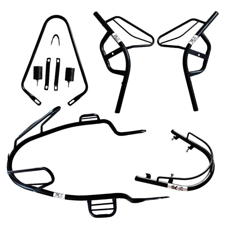 CHETAK 3201, 3202 CRASH GUARD WITH FRAME SLIDER LAGGUARD FRONT AND REAR CRASH GUARD SUITABLE FOR CHETAK 3201, 3202 ELECTRIC SCOOTER (SET OF 1)