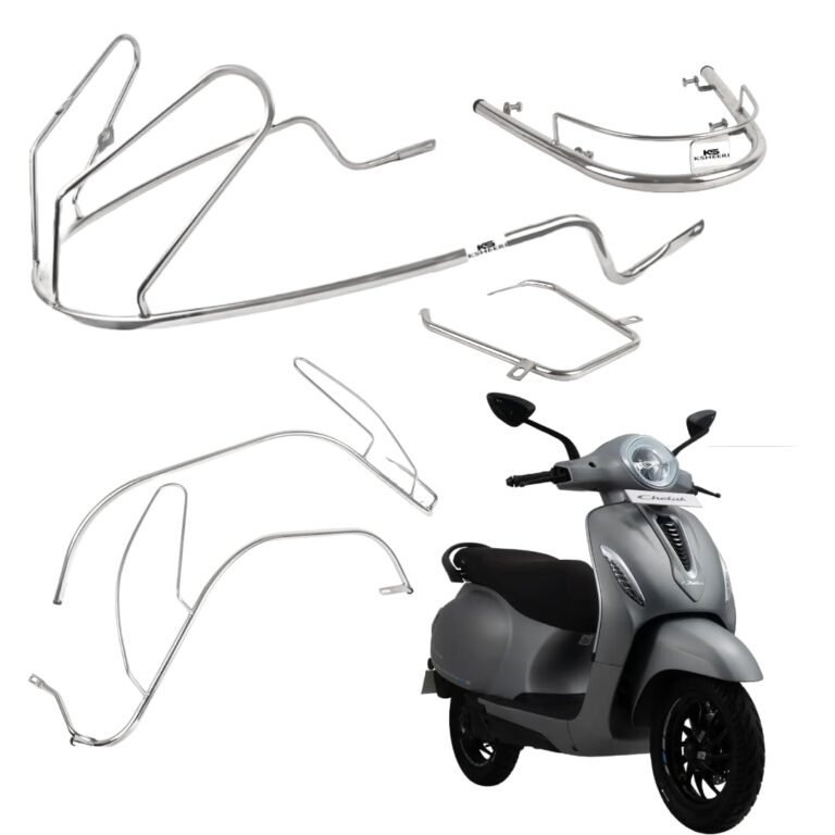 Chetak 3501, 3502 Body kit Chrome Crash Guard Suitable For Bajaj Chetak 3501, 3502 Electric Scooter (Full Body Kit Set)