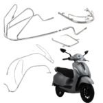 Chetak 3501, 3502 Body kit Chrome Crash Guard Suitable For Bajaj Chetak 3501, 3502 Electric Scooter (Full Body Kit Set)