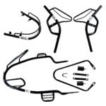 CHETAK 3501, 3502 CRASH GUARD WITH FRAME SLIDER LAGGUARD FRONT AND REAR CRASH GUARD SUITABLE FOR CHETAK 3501, 3502 ELECTRIC SCOOTER (SET OF 1)