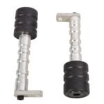 CNC Frame Slider for Yamaha R15 V3 and MT 15 Bikes (Set of 2) (Black)