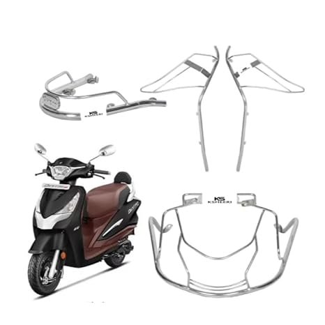 destini 125 Body Kit Chrome Crash Guard Suitable For Hero destini 125 Scooter (Full Body Kit Set)