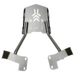 Dhe Best Bike Back Rack Seat Extender Trail Expedition Carrier Black Compatible with Yamaha FZ-S