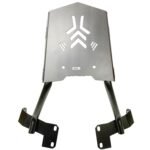 Dhe Best Bike Back Rack Seat Extender Trail Expedition Carrier Black Compatible with Yamaha FZ-S