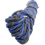 Dhe Best Bike Bullet Black Leg Guard Rope (28 Meter) Strong and Heavy Legguard Rope Blue Black Compatible with RE Classic Chrome