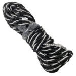 Dhe Best Bike Bullet Black Leg Guard Rope (28 Meter) Strong and Heavy Legguard Rope Black Silver Compatible with RE Classic 350