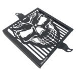 Dhe Best Bike Comfortable Black and Skull Face Radiator Guard Grill Suitable for Jawa 42 Bobber FJ 2.1 Classic Yezdi Roadster 2024 & Above Models Skull Design