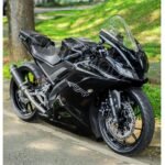 DHE BEST Full Bubble Indonesian Type Visor Windshield Wind Deflector for Yamaha R15 V3 Transparent White