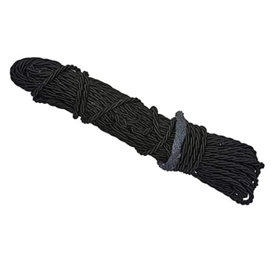 Dhe Best LR-02 Bike Bullet Black Leg Guard Rope (28 Meter) Strong and Heavy Legguard Rope for RE Thunderbird 350 Model 2