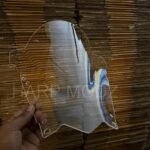 DHE BEST R3 DB Visor Windshield Wind Deflector Transparent White