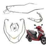 DIO 125 Chrome Body Kit Crash Guard Suitable For DIO 125 Scooter (CHROME Body Kit Set)