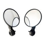 Eaz Handle Bar Front Mirror Black Heavy For Royal Enfield Hunter/Reborn/Meteor 350 Cc