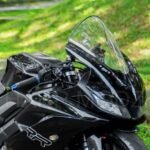 Full Bubble Indonesian Type Visor Windshield Wind Deflector for Yamaha R15 V3 Transparent White