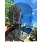 Full Bubble Visor Windshield Wind Deflector Indonesian Type for Yamaha R15 V4 & R15 M (Smoke Black)