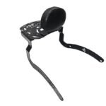 GadiBike Heavy Duty Bike Backrest Fit Passenger Rear Seat Back Support Rest Adjustable Backrest Support Back Rest Compatible with Super Meteor 650