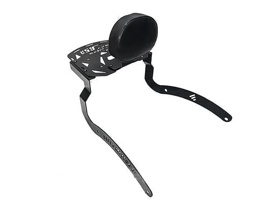 GadiBike Heavy Duty Bike Backrest Fit Passenger Rear Seat Back Support Rest Adjustable Backrest Support Back Rest Compatible with Super Meteor 650 GadiBike Heavy Duty Bike Backrest Fit Passenger Rear Seat Back Support Rest Adjustable Backrest Support Back Rest Compatible with Super Meteor 650