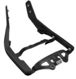 GadiBike Thick Bullet Leather Backrest with Smart Durable Design Universal Fit Back Seat Compatible with Roya Enfield Super Meteor 650cc