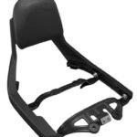 GadiBike Thick Bullet Leather Backrest with Smart Durable Design Universal Fit Back Seat Compatible with Roya Enfield Super Meteor 650cc