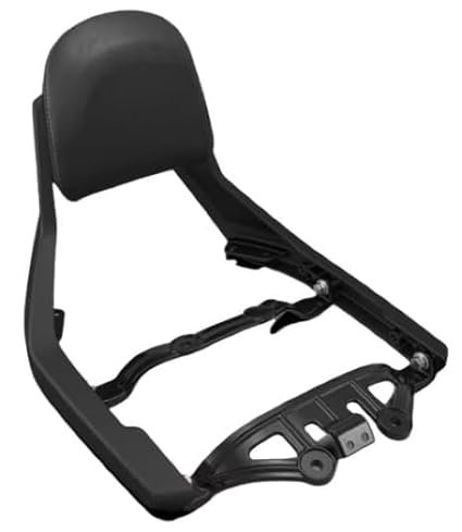 GadiBike Thick Bullet Leather Backrest with Smart Durable Design Universal Fit Back Seat Compatible with Roya Enfield Super Meteor 650cc