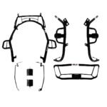 GEN 3 OLA S1X, S1X PLUS CRASH GUARD WITH FOOTREST AND FRAME SLIDER LAGGUARD FRONT AND REAR CRASH GUARD SUITABLE FOR GENERATION 3 OLA S1X, S1X PLUS ELECTRIC SCOOTER (SET OF 1)