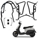 GEN 3 OLA S1X, S1X PLUS CRASH GUARD WITH FRAME SLIDER LAGGUARD FRONT AND REAR CRASH GUARD SUITABLE FOR GENERATION 3 OLA S1X, S1X PLUS ELECTRIC SCOOTER (SET OF 1)