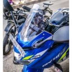 Gixxer SF 150 & SF 250 DB Visor Windshield Wind Deflector Transparent White