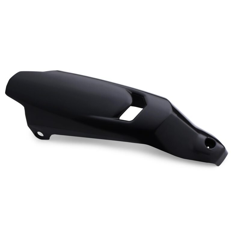 Haran Silencer Guard Compatible for Yamaha FZ-Fi/FZ-S/FZ-S Fi/FZ-S Fi v3/FZ-S Fi v4/FZ-S Fi v4 DLX (Black)