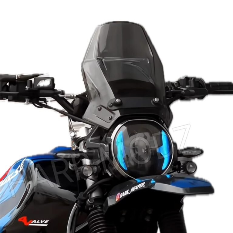 Hero XPULSE 200 Rally Visor WINDSCREEN Wind Deflector Black 2.0