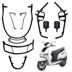 IQUBE CRASH GUARD WITH FRAME SLIDER LAGGUARD FRONT AND REAR CRASH GUARD SUITABLE FOR IQUBE ALL MODEL ELECTRIC SCOOTER (SET OF 1)