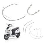 IQube Full Body Chrome Crash Guard Suitable For TVS IQube Electric Scooter (Body kit Set)
