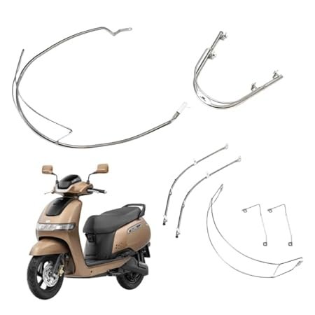 IQube ST Body Kit Chrome Crash Guard Suitable For TVS IQube st Electric Scooter (Full Body kit Set)