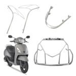 Jupiter 110 Chrome Body Kit Crash Guard Suitable For TVS Jupiter 110 Scooter (Full Body Kit Set)