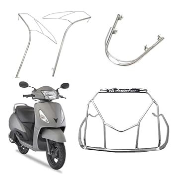 Jupiter 110 Chrome Body Kit Crash Guard Suitable For TVS Jupiter 110 Scooter (Full Body Kit Set)
