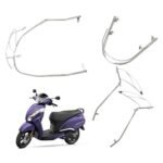 Jupiter 125 Chrome Body Kit Crash Guard Suitable For TVS Jupiter 125 Scooter (Full Body Kit Set)