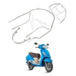 KSHEERI Jupiter 110 Full Body Chrome Crash Guard Suitable For TVS Jupiter 110 Scooter (Body Kit Set)