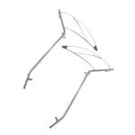 KSHEERI Jupiter 125 Full Body Kit Chrome Crash Guard Suitable For TVS Jupiter 125 Scooter (Body Kit Set)