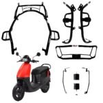 KSHEERI OLA S1X PLUS CRASH GUARD SET WITH FRAME SLIDER, FOOTREST LAGGUARD AND REAR CRASH GUARD FOR OLA S1X ELECTRIC SCOOTER