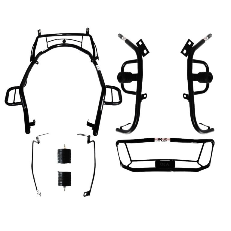 KSHEERI OLA S1X PLUS CRASH GUARD SET WITH FRAME SLIDER, FOOTREST LAGGUARD AND REAR CRASH GUARD FOR OLA S1X ELECTRIC SCOOTER