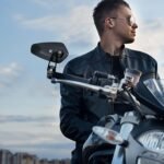 Miwings CNC Alloy Stylish Design 2-Verson Mirror for Motorbike Rearview Side Handle Bar End Mirrors For All Universal Bikes (Left & Right, Pack of 2, Black)