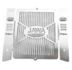 Motorcycle Radiator Guard Protector Grill for (JAWA 42), Pack of 1, Silver