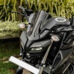 MT 15 Short Visor Windshield Wind Deflector 2.0 Black Colour