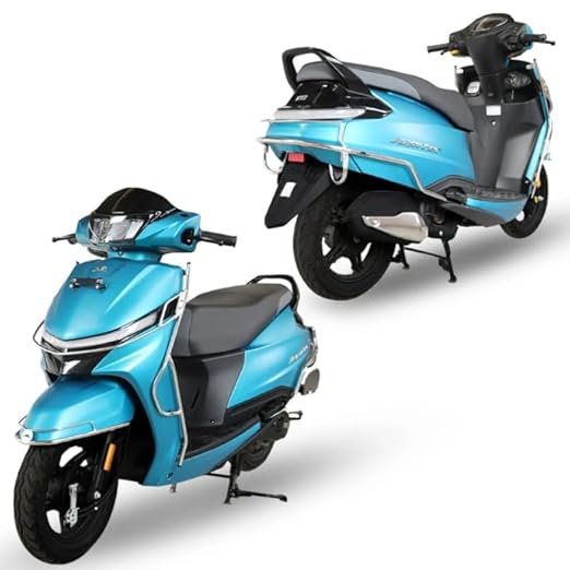 New Jupiter Chrome Body Kit Crash Guard Suitable For TVS New Jupiter Scooter (Full Body Kit Set)