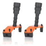 OBEROI'S TRADERS Frame Slider Bracket | Bike Crash Guard Leg Protector Compatible With KTM RC Duke 125/200 / 250/390 (Orange)