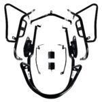 OLA S1X, S1X PLUS 3"GEN CRASH GUARD WITH FOLDABLE FOOTREST AND FRAME SLIDER LAGGUARD FRONT AND REAR CRASH GUARD SUITABLE FOR OLA S1X, S1X PLUS GENERATION 3 ELECTRIC SCOOTER (SET...